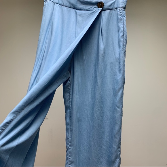 Zara | L | Wide Leg Cropped Pants - Picture 2 of 9